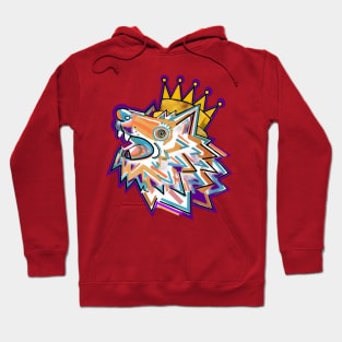 COLOURFUL QUEEN WOLF PURPLE Hoodie